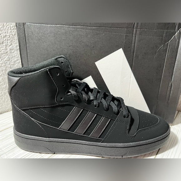 Adidas break start mid Men's triple Black basketball Sneaker‎ size 10.5 JQ5873
